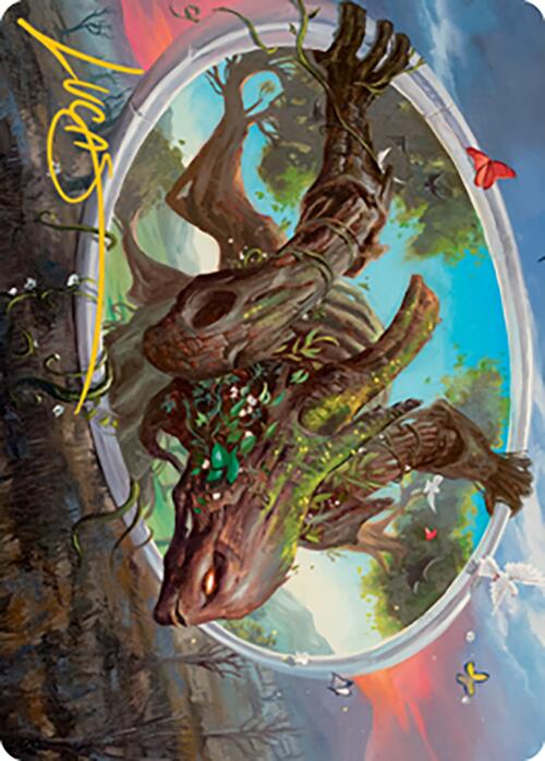 Gaea's Will Art Card (Gold-Stamped Signature) [Modern Horizons 2 Art Series] | Galactic Gamez