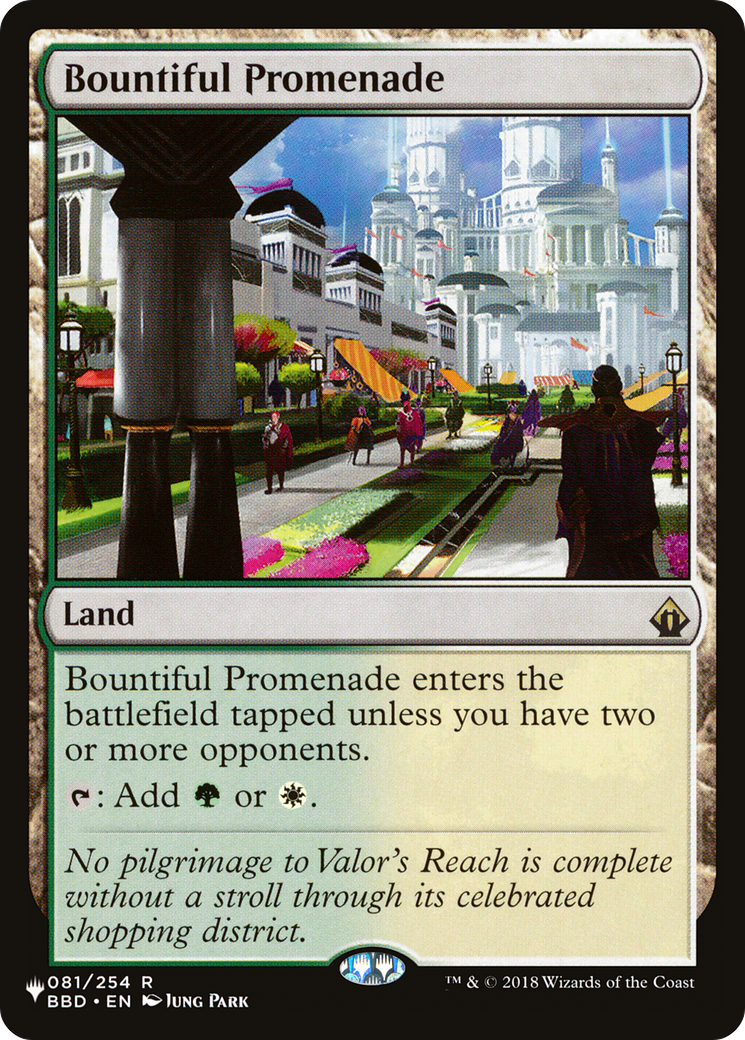 Bountiful Promenade [The List] | Galactic Gamez