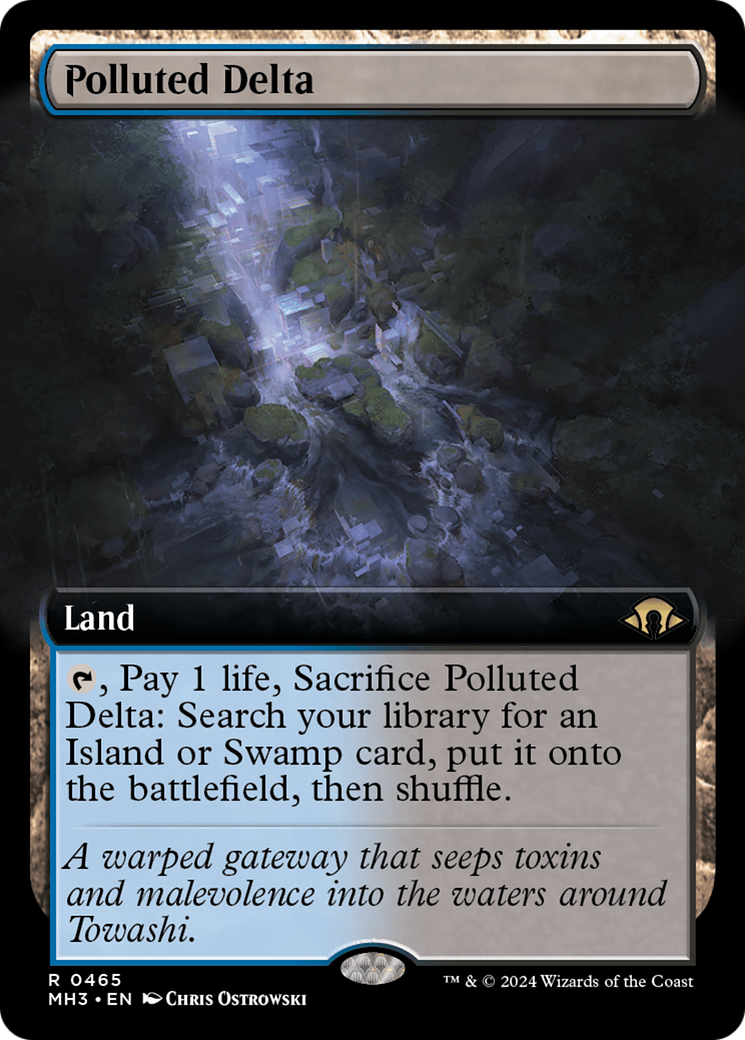 Polluted Delta (Extended Art) [Modern Horizons 3] | Galactic Gamez