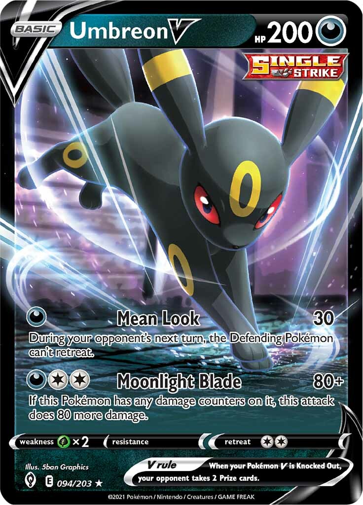 Umbreon V (094/203) [Sword & Shield: Evolving Skies] | Galactic Gamez