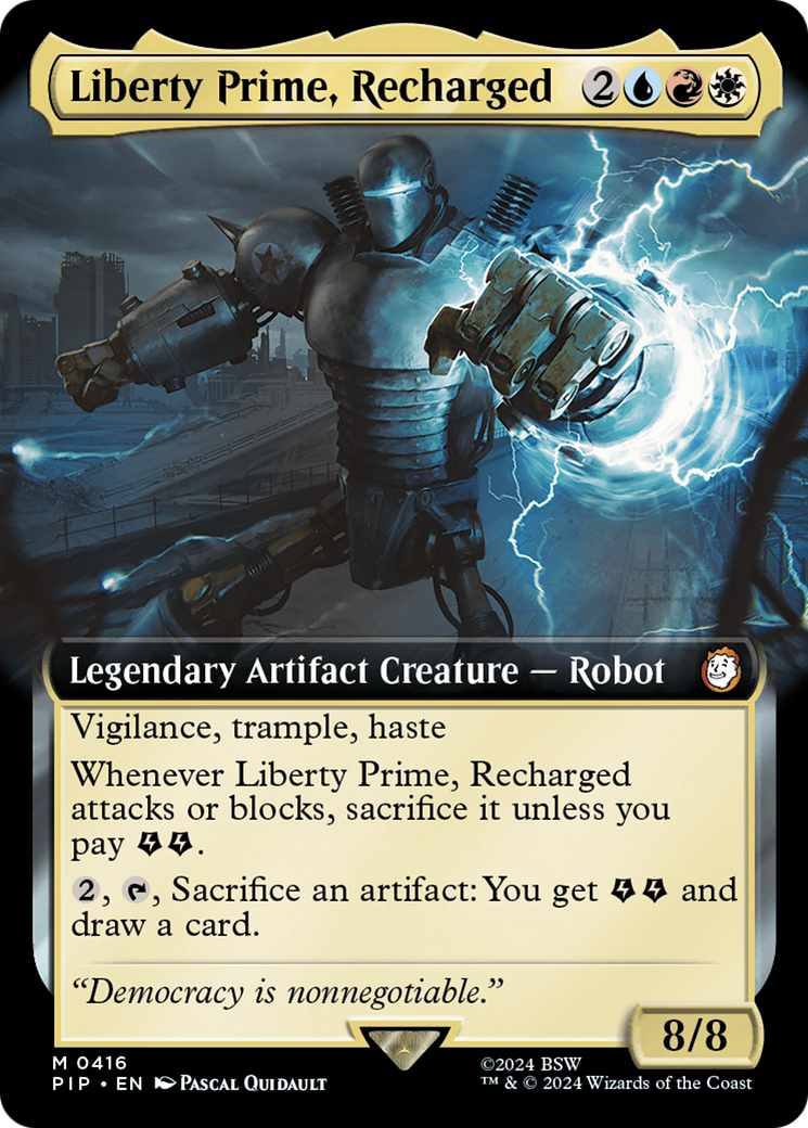 Liberty Prime, Recharged (Extended Art) [Fallout] | Galactic Gamez