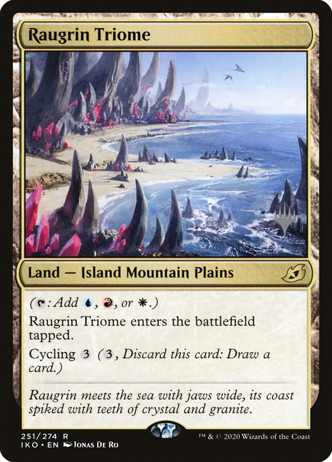 Raugrin Triome (Promo Pack) [Ikoria: Lair of Behemoths Promos] | Galactic Gamez
