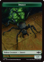 Insect (0022) // Zombie Druid Double-Sided Token [Tarkir: Dragonstorm Commander Tokens] | Galactic Gamez