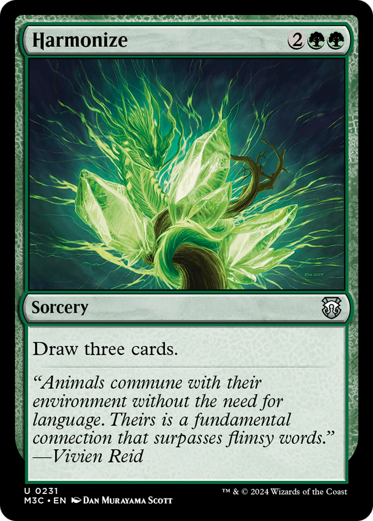 Harmonize (Ripple Foil) [Modern Horizons 3 Commander] | Galactic Gamez