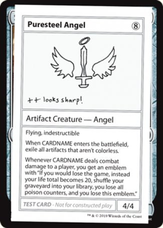 Puresteel Angel (2021 Edition) [Mystery Booster Playtest Cards] | Galactic Gamez