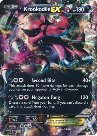 Krookodile EX (XY25) (Jumbo Card) [XY: Black Star Promos] | Galactic Gamez