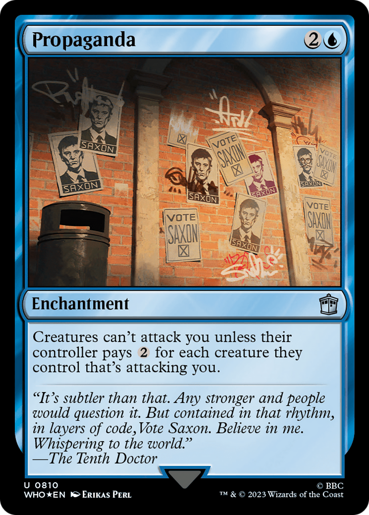 Propaganda (Surge Foil) [Doctor Who] | Galactic Gamez