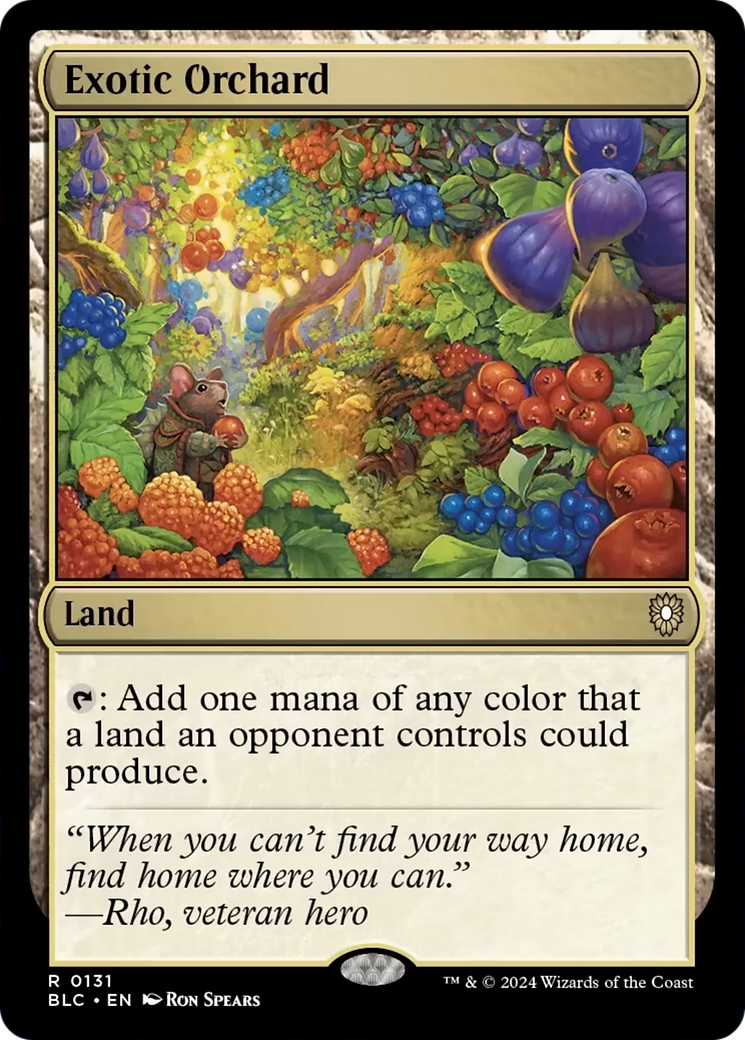 Exotic Orchard [Bloomburrow Commander] | Galactic Gamez