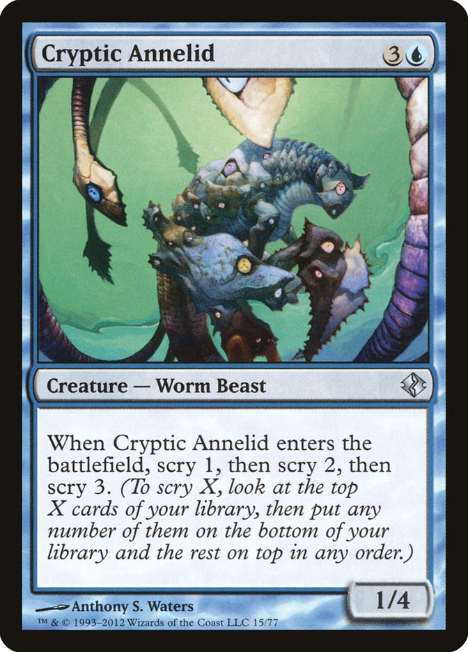 Cryptic Annelid [Duel Decks: Venser vs. Koth] | Galactic Gamez