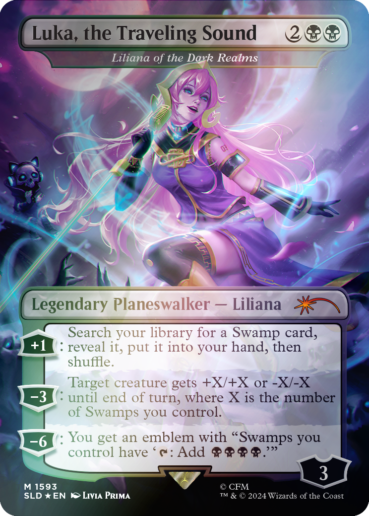 Luka, the Traveling Sound - Liliana of the Dark Realms (Rainbow Foil) [Secret Lair Drop Series] | Galactic Gamez