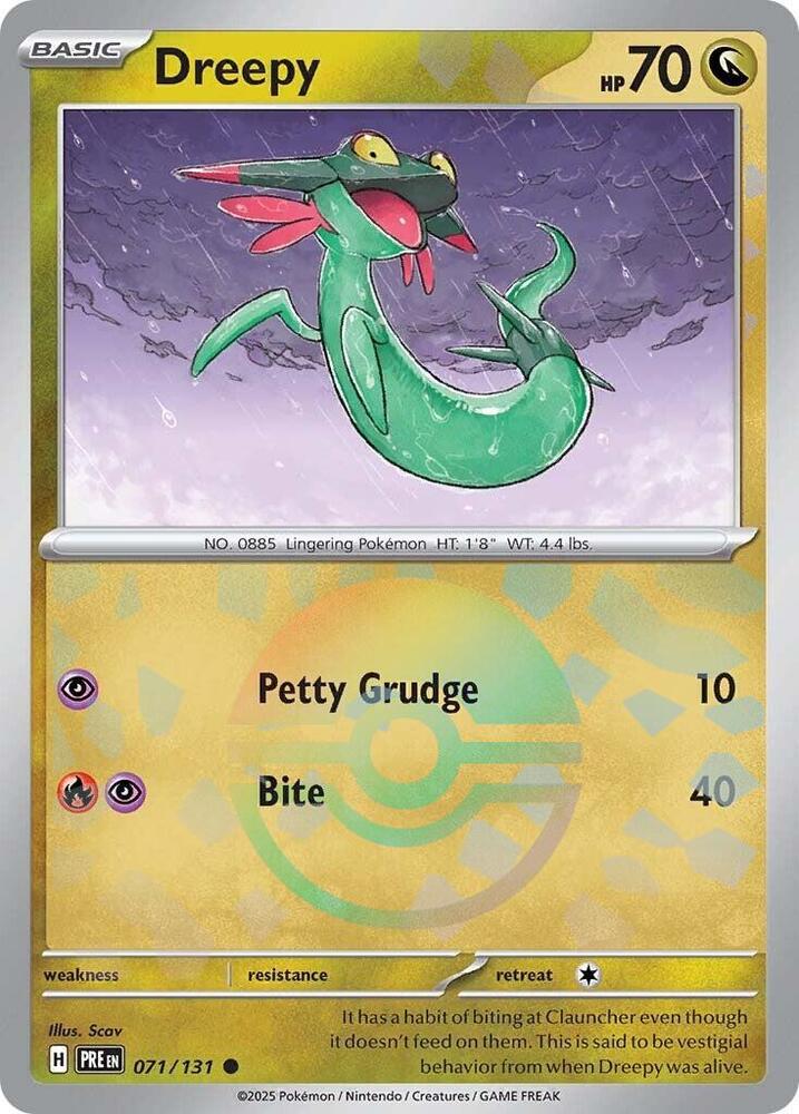 Dreepy (071/131) (Poke Ball Pattern) [Scarlet & Violet: Prismatic Evolutions] | Galactic Gamez