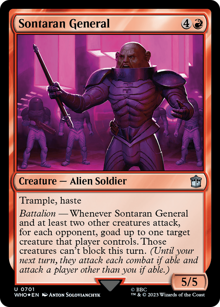 Sontaran General (Surge Foil) [Doctor Who] | Galactic Gamez