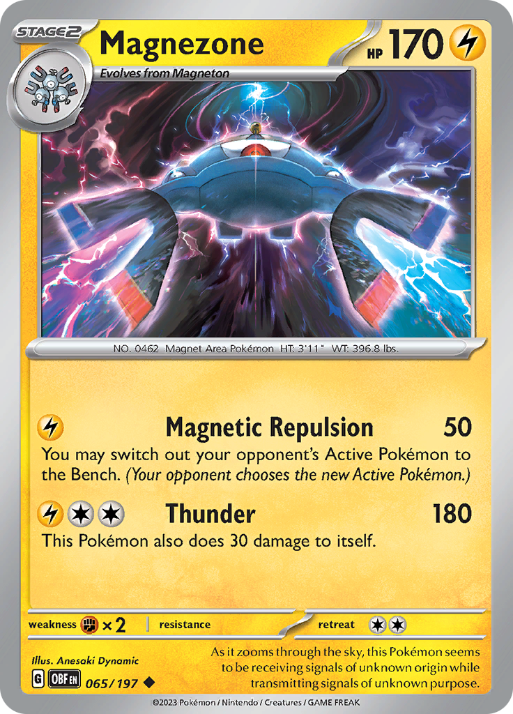 Magnezone (065/197) [Scarlet & Violet: Obsidian Flames] | Galactic Gamez