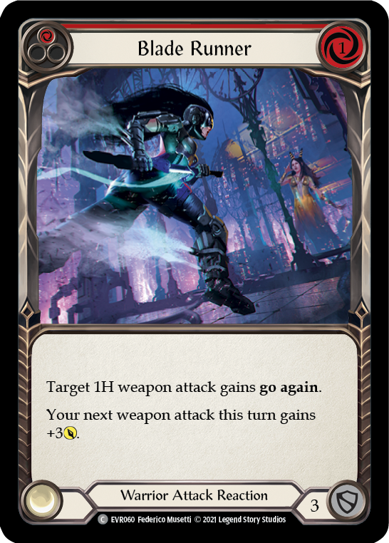 Blade Runner (Red) [EVR060] (Everfest)  1st Edition Rainbow Foil | Galactic Gamez