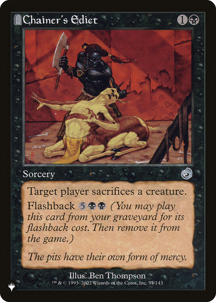 Chainer's Edict [The List] | Galactic Gamez