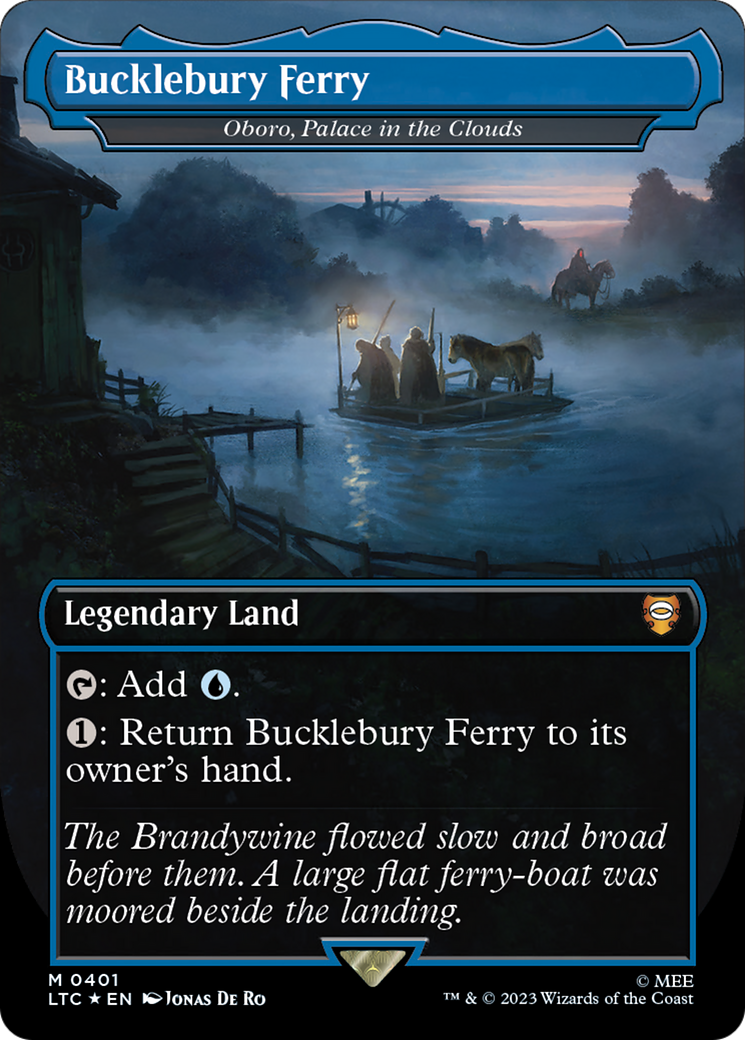 Bucklebury Ferry - Oboro, Palace in the Clouds (Surge Foil Realms and Relics) [The Lord of the Rings: Tales of Middle-Earth Commander] | Galactic Gamez