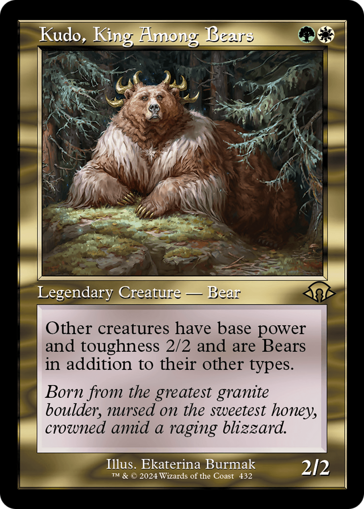 Kudo, King Among Bears (Retro) [Modern Horizons 3] | Galactic Gamez