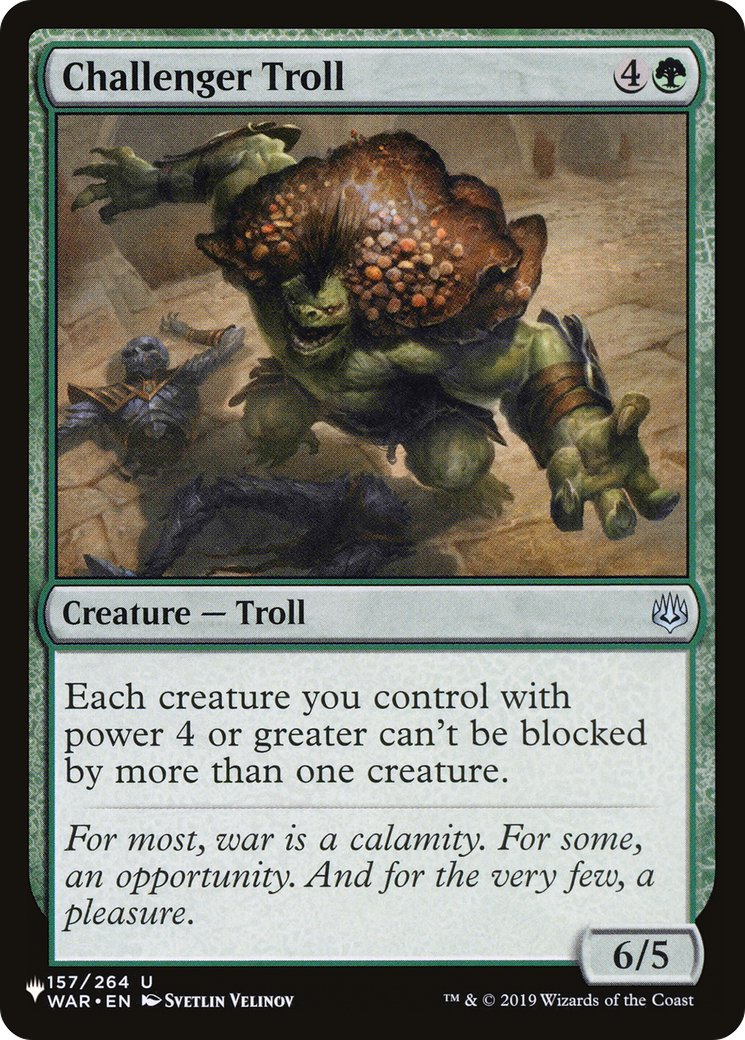 Challenger Troll [The List Reprints] | Galactic Gamez