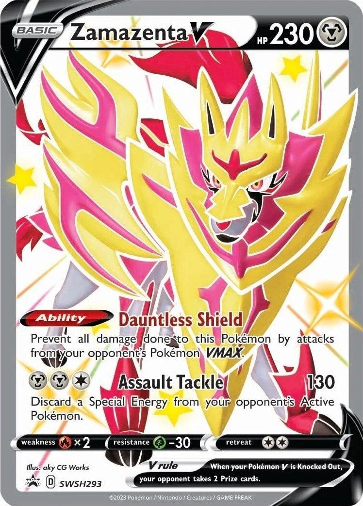 Zamazenta V (SWSH293) [Sword & Shield: Black Star Promos] | Galactic Gamez