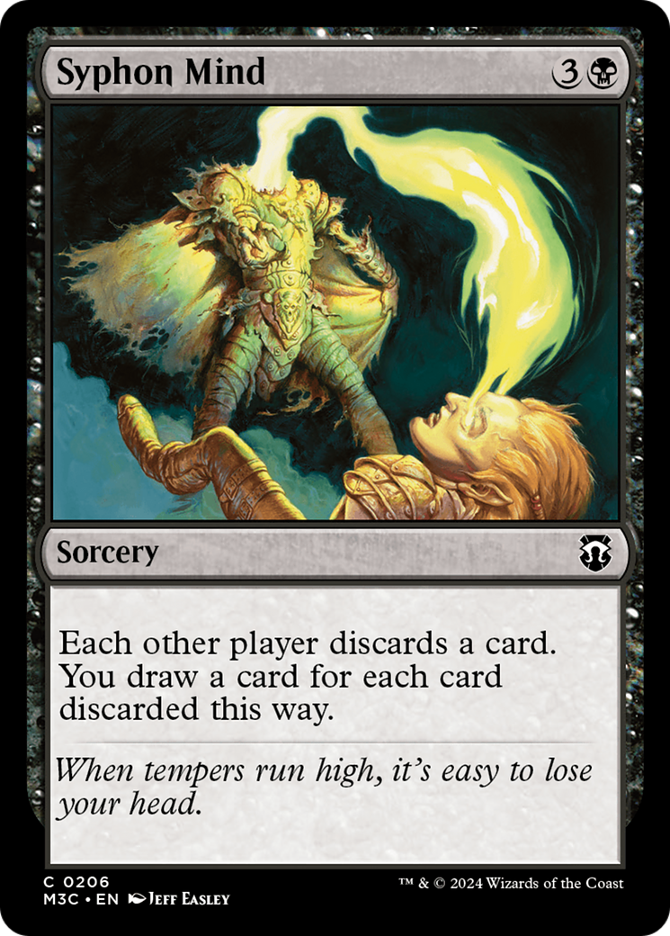 Syphon Mind (Ripple Foil) [Modern Horizons 3 Commander] | Galactic Gamez