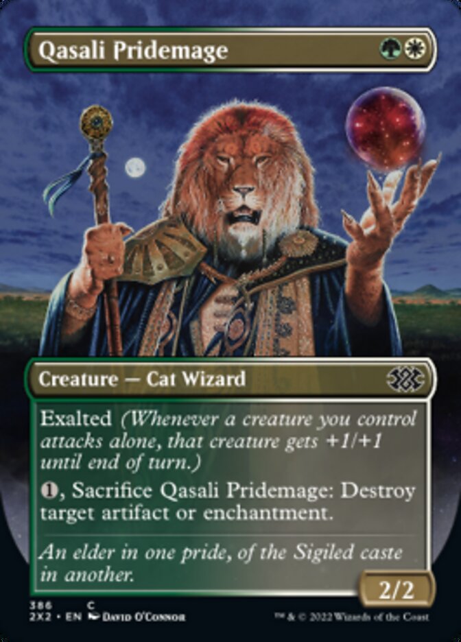 Qasali Pridemage (Borderless Alternate Art) [Double Masters 2022] | Galactic Gamez