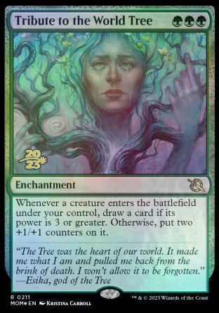 Tribute to the World Tree [March of the Machine Prerelease Promos] | Galactic Gamez