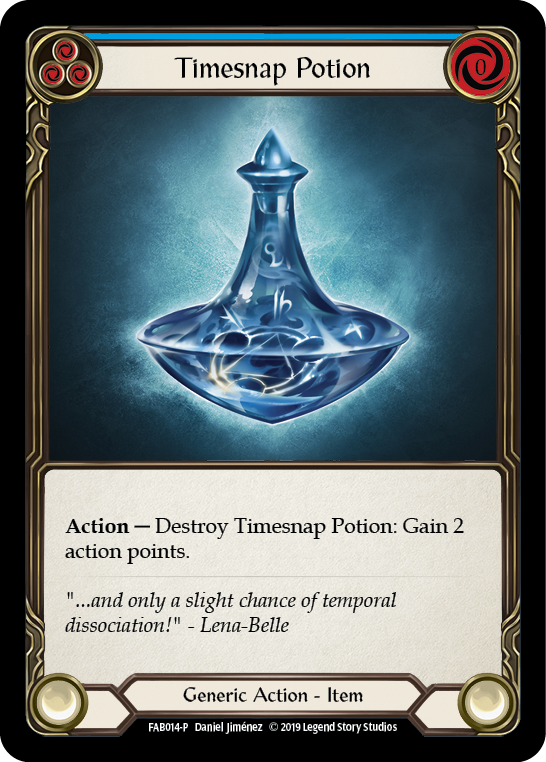 Timesnap Potion [FAB014-P] (Promo)  1st Edition Cold Foil | Galactic Gamez