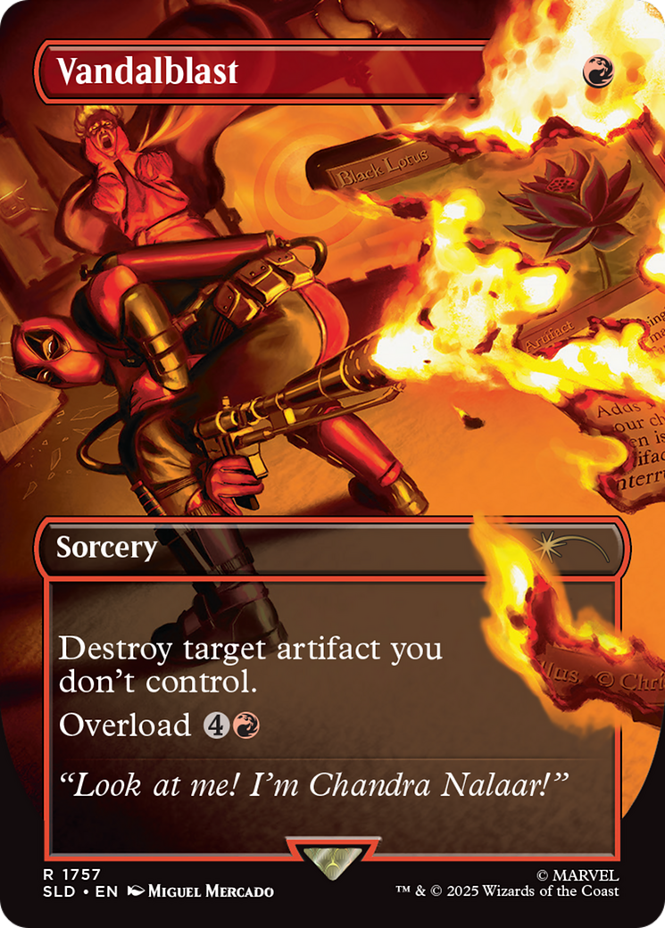 Vandalblast (1757) (Rainbow Foil) [Secret Lair Drop Series] | Galactic Gamez