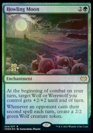 Howling Moon [Innistrad: Crimson Vow Prerelease Promos] | Galactic Gamez
