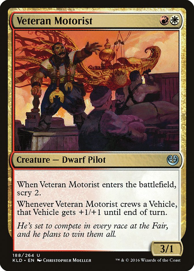 Veteran Motorist [Kaladesh] | Galactic Gamez