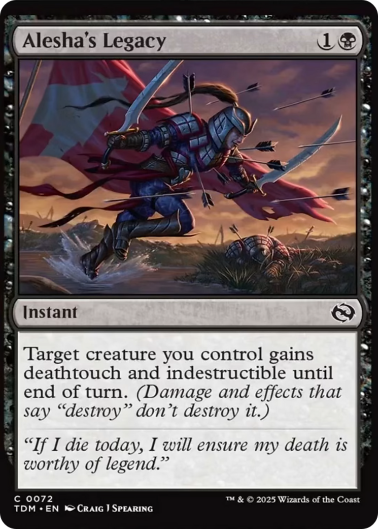Alesha's Legacy [Tarkir: Dragonstorm] | Galactic Gamez