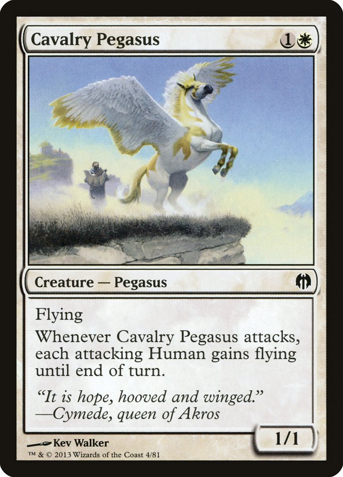 Cavalry Pegasus [Duel Decks: Heroes vs. Monsters] | Galactic Gamez