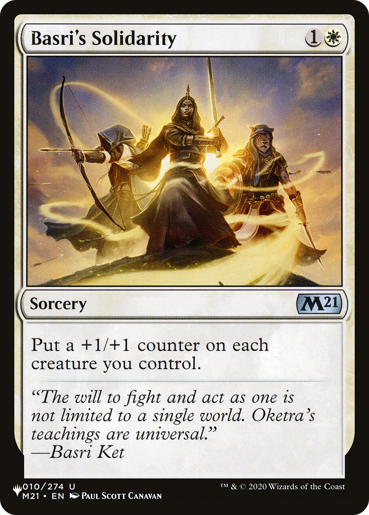 Basri's Solidarity [The List] | Galactic Gamez