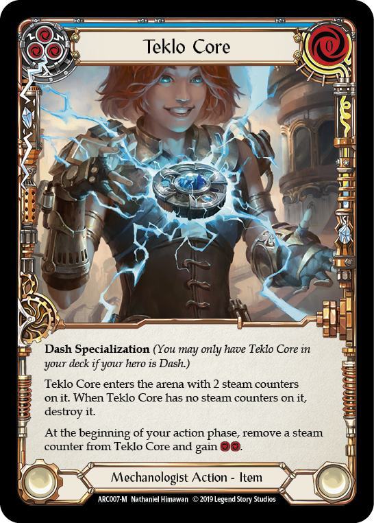 Teklo Core [ARC007-M] (Arcane Rising)  1st Edition Normal | Galactic Gamez