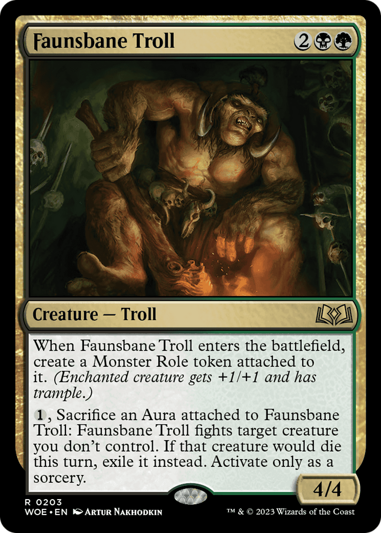 Faunsbane Troll [Wilds of Eldraine] | Galactic Gamez