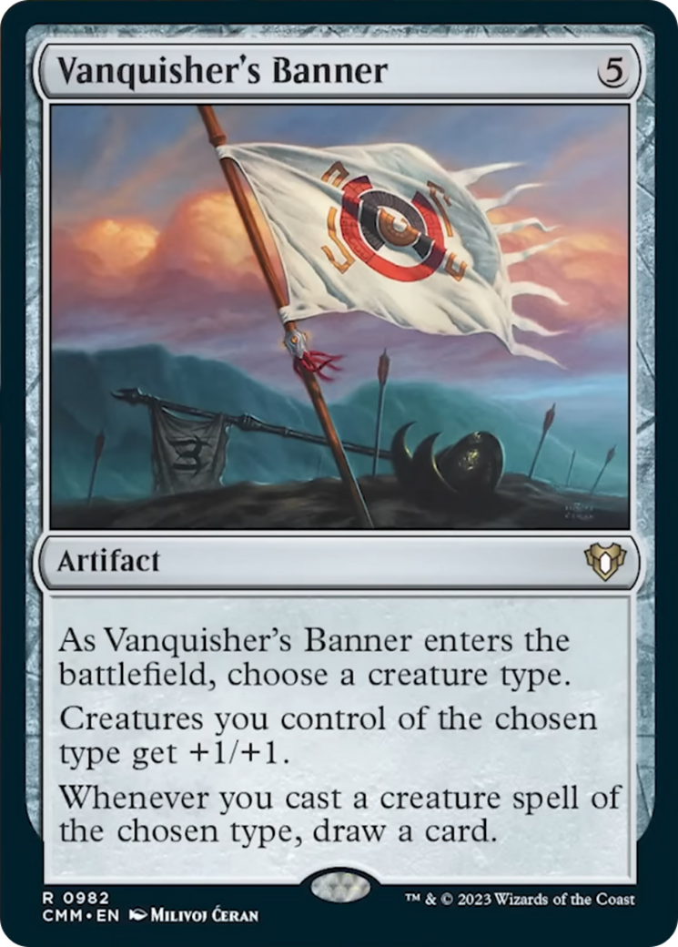 Vanquisher's Banner [Commander Masters] | Galactic Gamez