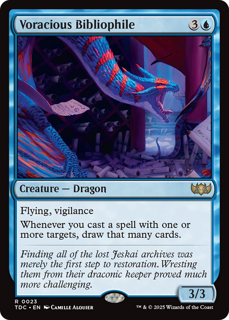 Voracious Bibliophile [Tarkir: Dragonstorm Commander] | Galactic Gamez