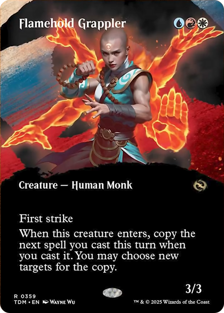 Flamehold Grappler (Borderless) [Tarkir: Dragonstorm] | Galactic Gamez