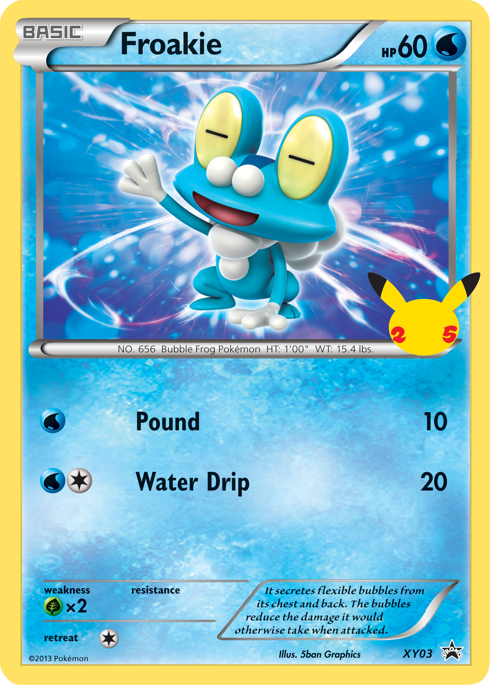 Froakie (XY03) (Jumbo Card) [First Partner Pack] | Galactic Gamez