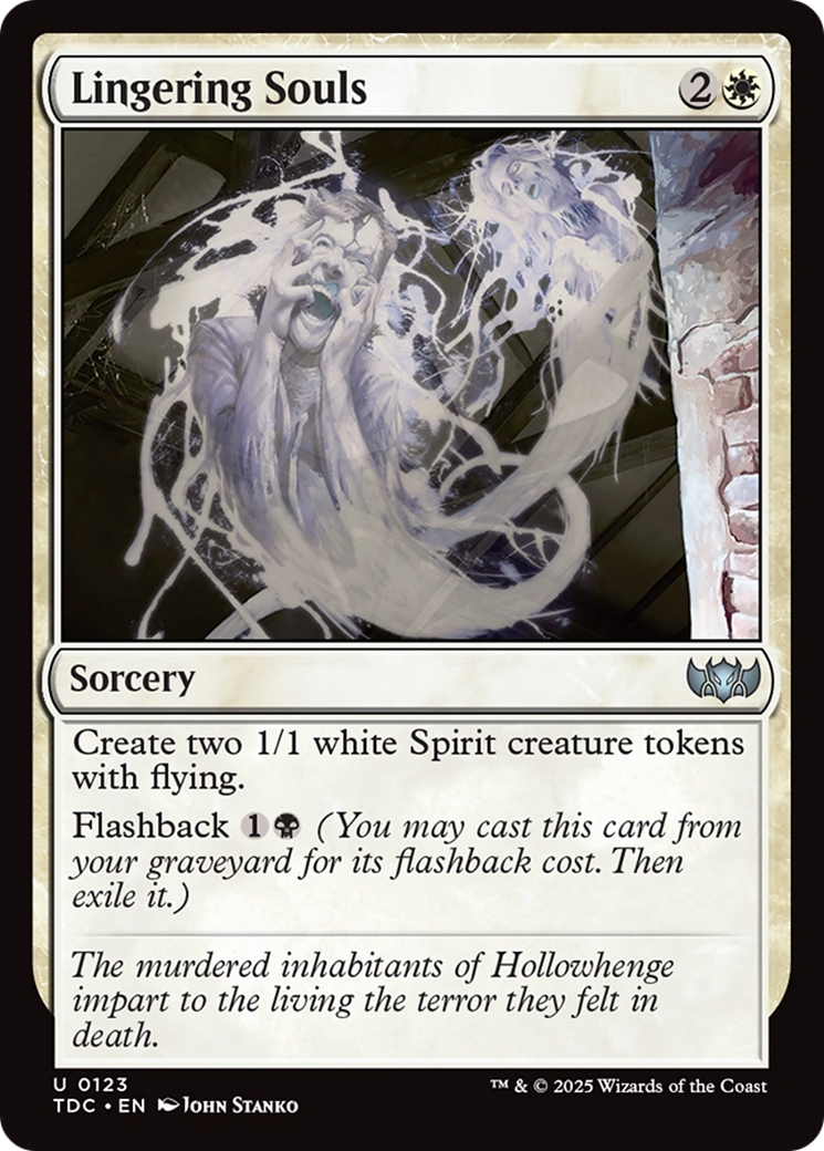 Lingering Souls [Tarkir: Dragonstorm Commander] | Galactic Gamez