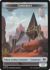 Thopter // Construct (0074) Double-Sided Token [Commander Masters Tokens] | Galactic Gamez