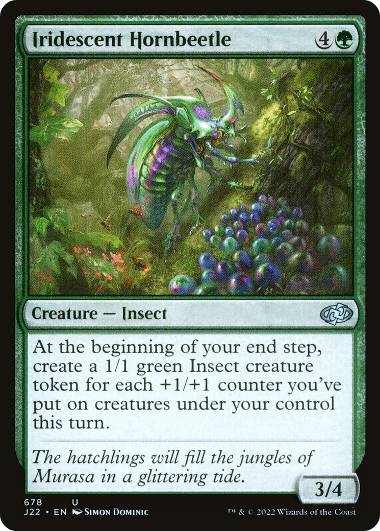 Iridescent Hornbeetle [Jumpstart 2022] | Galactic Gamez