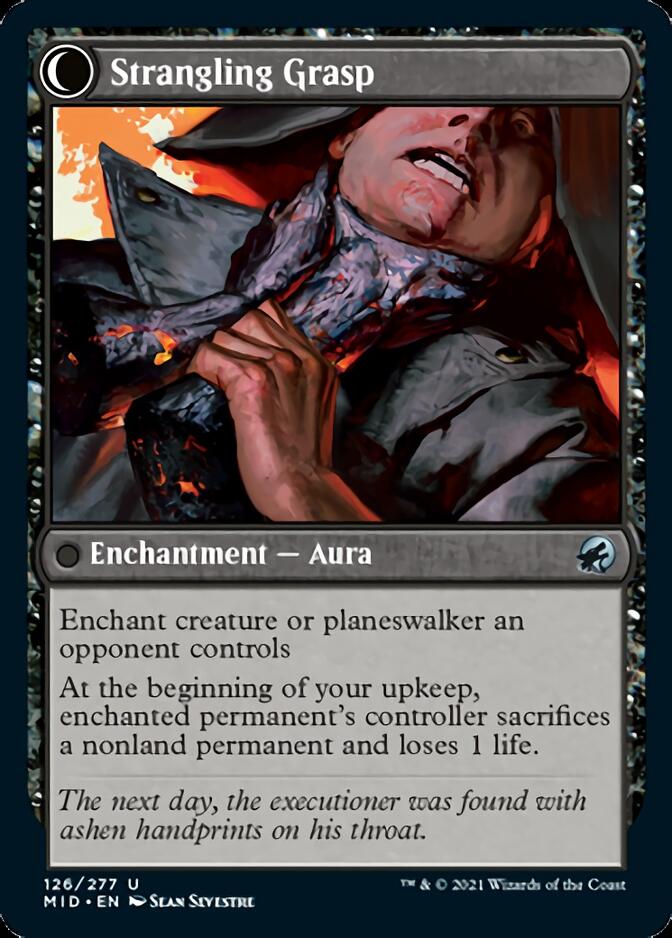 Vengeful Strangler // Strangling Grasp [Innistrad: Midnight Hunt] | Galactic Gamez