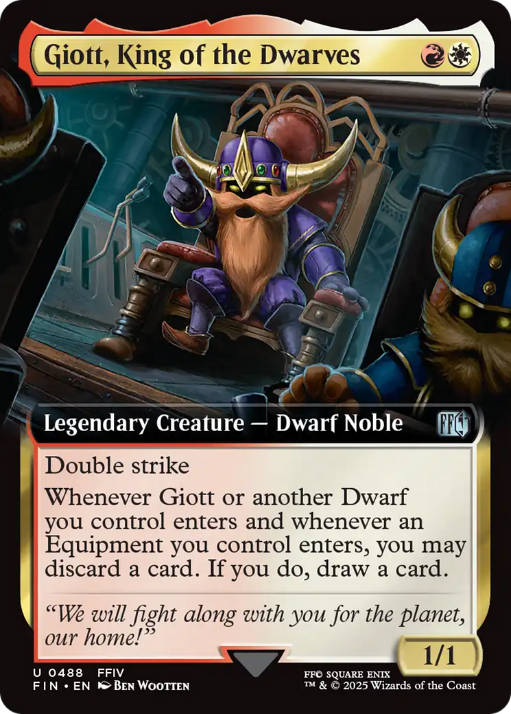 Giott, King of the Dwarves (Extended Art) [FINAL FANTASY] | Galactic Gamez