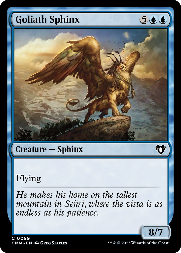 Goliath Sphinx [Commander Masters] | Galactic Gamez