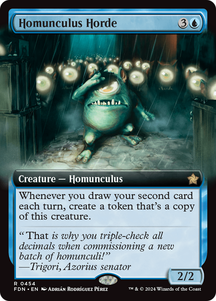 Homunculus Horde (Extended Art) [Foundations] | Galactic Gamez