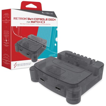 RetroN S64 Console Dock for Nintendo Switch® (Smoke Gray) - Hyperkin | Galactic Gamez