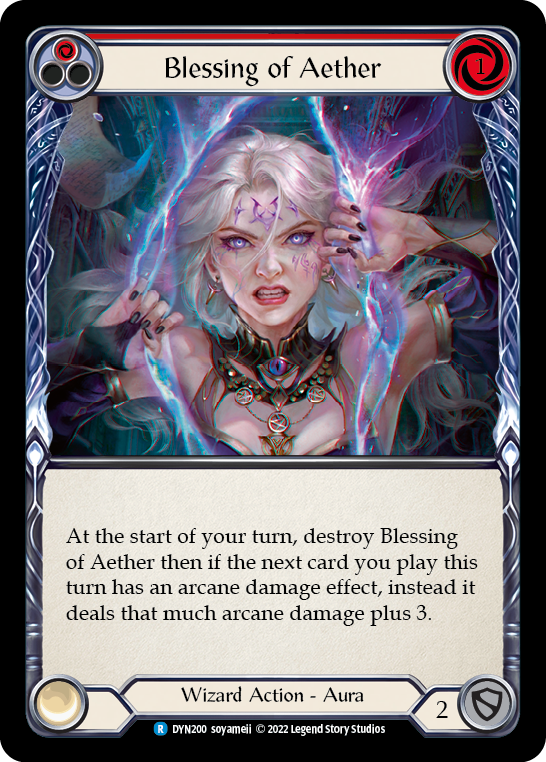 Blessing of Aether (Red) [DYN200] (Dynasty) | Galactic Gamez
