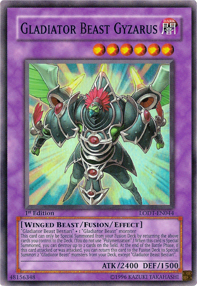 Gladiator Beast Gyzarus [LODT-EN044] Super Rare | Galactic Gamez