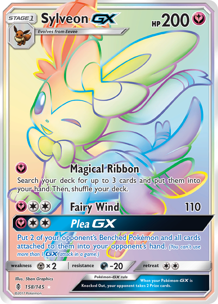 Sylveon GX (158/145) [Sun & Moon: Guardians Rising] | Galactic Gamez